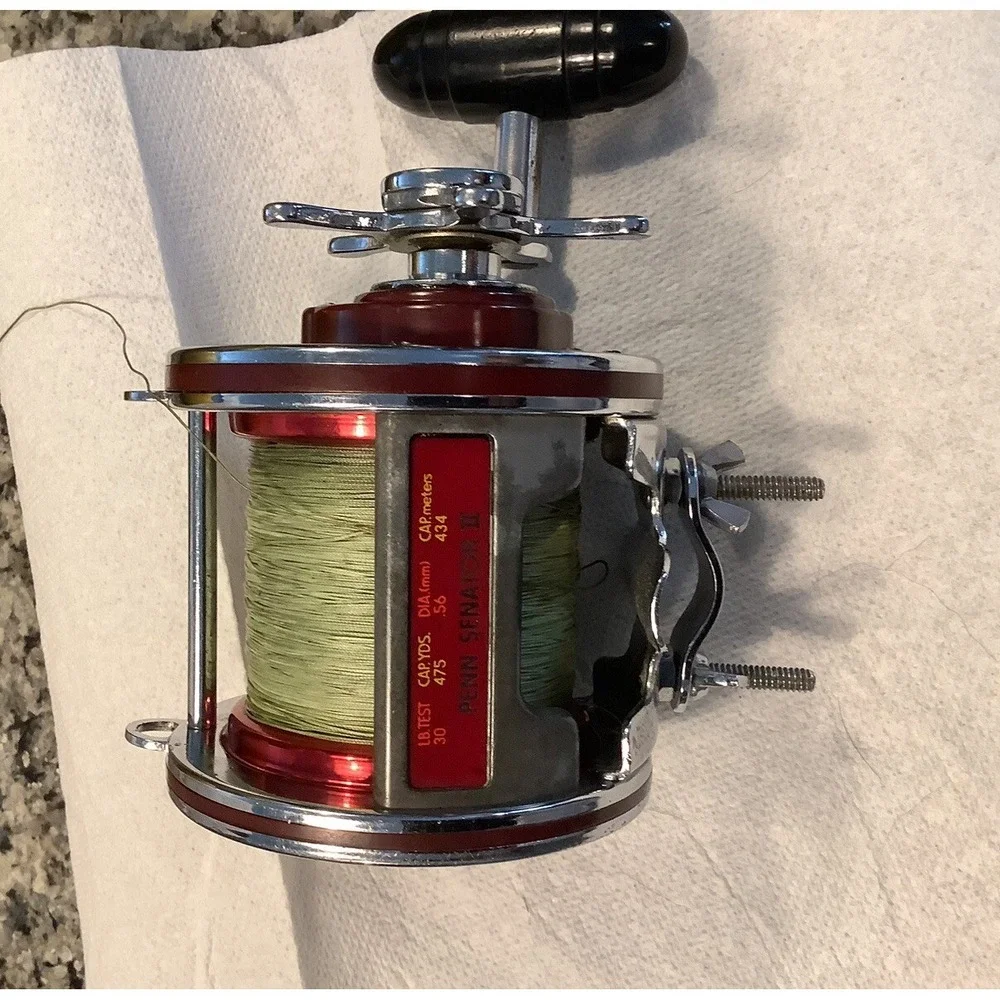 VINTAGE PENN SPECIAL SENATOR 113HL 4/0 50TH ANNIVERSARY FISHING REEL SWEEEEET